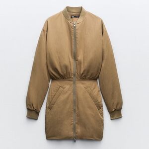 Zara bomber jacket dress